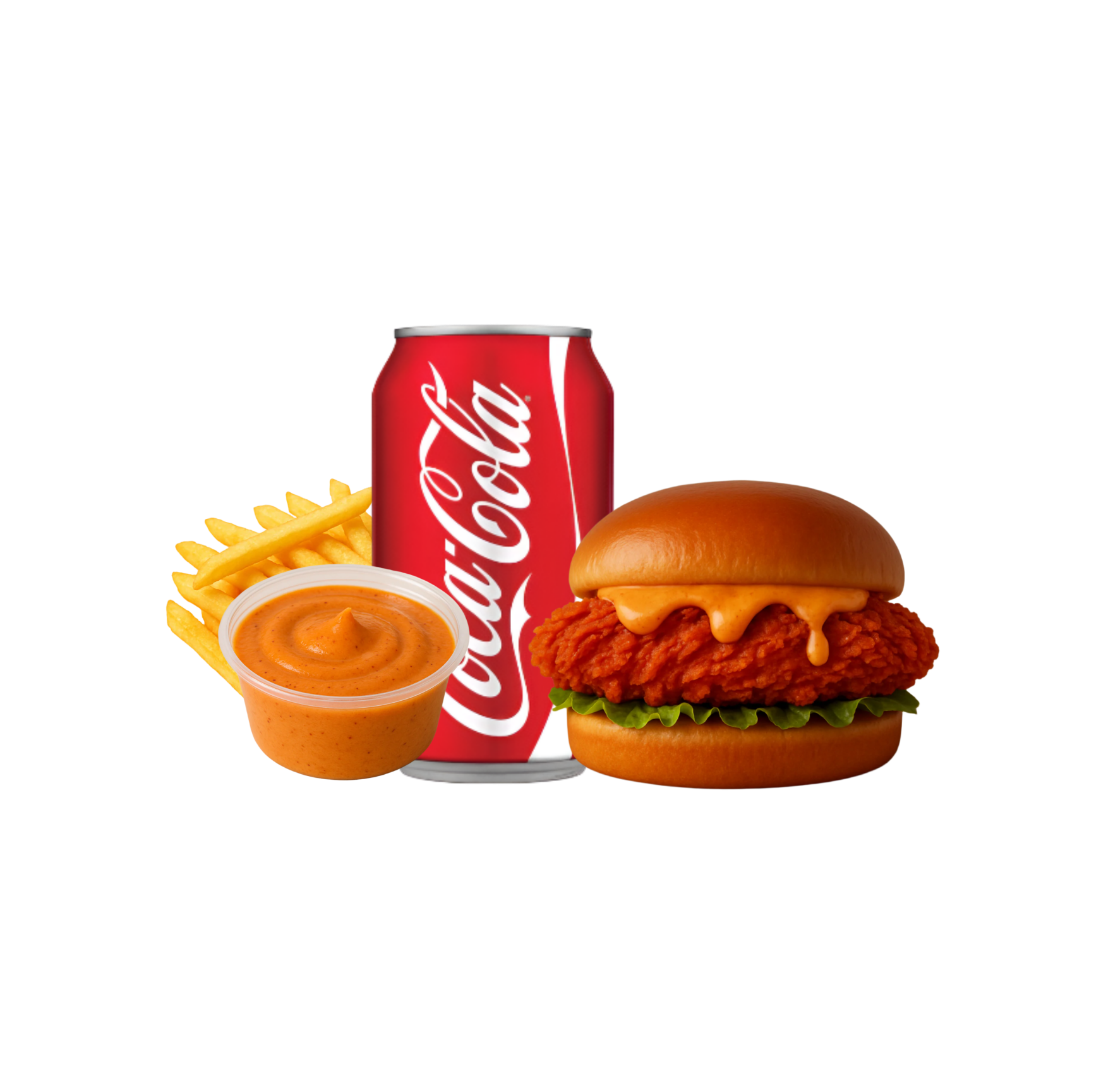 Spicy Chicken Burger Meal